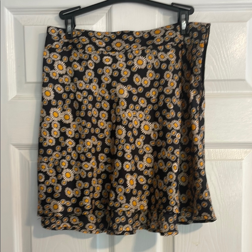 Free people Floral Black and Yellow Women's Skirt
